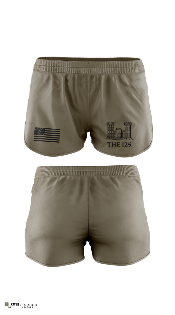 Ranger Panties, 125 ENGINEER COMPANY, National Guard, Teamtime, Team time, sublimation, custom sports apparel, team uniforms, spirit wear, spiritwear, sports uniforms, custom shirts, team store, custom team store, fundraiser sports, apparel fundraiser