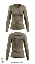 Army USAV LCU 2028 Women's Long Sleeve V-neck Shirt - 55