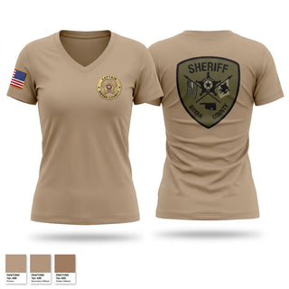 Womens Short Sleeve Vneck Shirt, Bryan County Sheriff’s Department, Police, Teamtime, Team time, sublimation, custom sports apparel, team uniforms, spirit wear, spiritwear, sports uniforms, custom shirts, team store, custom team store, fundraiser sports, apparel fundraiser