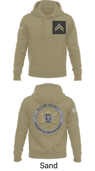 Hoodie, Wayne County Sheriff’s Department, Police, Teamtime, Team time, sublimation, custom sports apparel, team uniforms, spirit wear, spiritwear, sports uniforms, custom shirts, team store, custom team store, fundraiser sports, apparel fundraiser