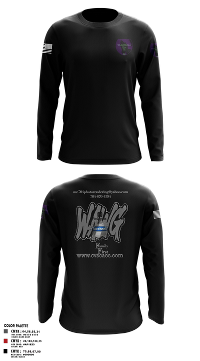 WeAllWeGot~Family First 22026589 Long Sleeve Performance Shirt 28