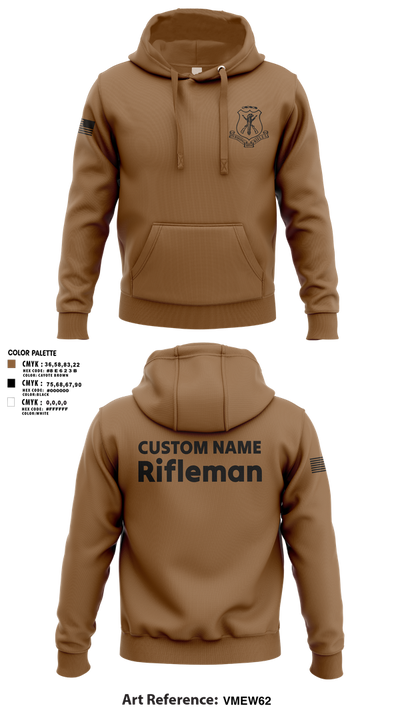 Pershing Rifles 79066987 Hoodie - 5