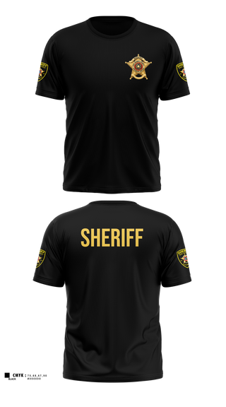 Old School Cotton Feel Shirt, San Jacinto County Sheriff's Office, Police, Teamtime, Team time, sublimation, custom sports apparel, team uniforms, spirit wear, spiritwear, sports uniforms, custom shirts, team store, custom team store, fundraiser sports, apparel fundraiser
