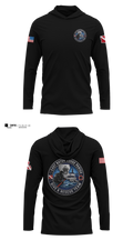 East Baton Rouge Parish Dive & Rescue Team Long Sleeve Hooded Sun Shirt - 6