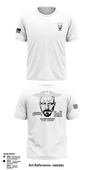 Heisenberg’s 61989625 Short Sleeve Performance Shirt - 102