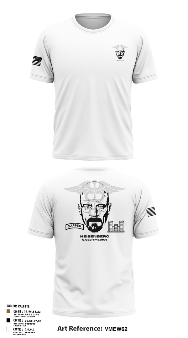 Short Sleeve Performance Shirt, Heisenberg’s, Army, Teamtime, Team time, sublimation, custom sports apparel, team uniforms, spirit wear, spiritwear, sports uniforms, custom shirts, team store, custom team store, fundraiser sports, apparel fundraiser