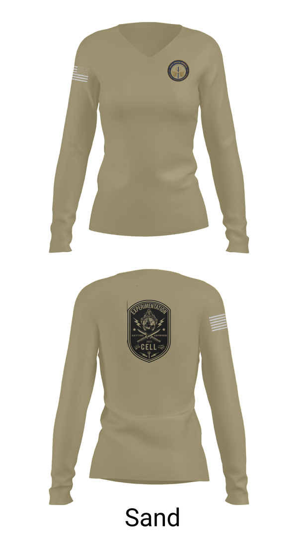 Womens Long Sleeve Vneck Shirt, TCC-1 experimentation, , Teamtime, Team time, sublimation, custom sports apparel, team uniforms, spirit wear, spiritwear, sports uniforms, custom shirts, team store, custom team store, fundraiser sports, apparel fundraiser