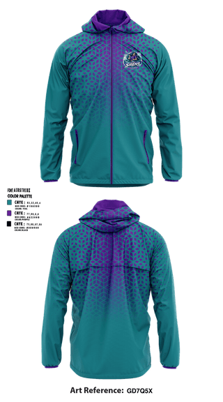 Windbreaker, Wild Sirens, Softball, Teamtime, Team time, sublimation, custom sports apparel, team uniforms, spirit wear, spiritwear, sports uniforms, custom shirts, team store, custom team store, fundraiser sports, apparel fundraiser