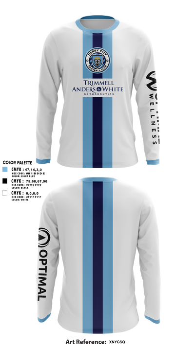Derby City FC 12420968 Long Sleeve Performance Shirt 11