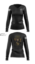 301 76362745 Women's Long Sleeve V-neck Shirt - 22
