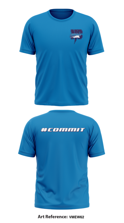 Nemaha Central Wrestling 61394453 Short Sleeve Performance Shirt - 3