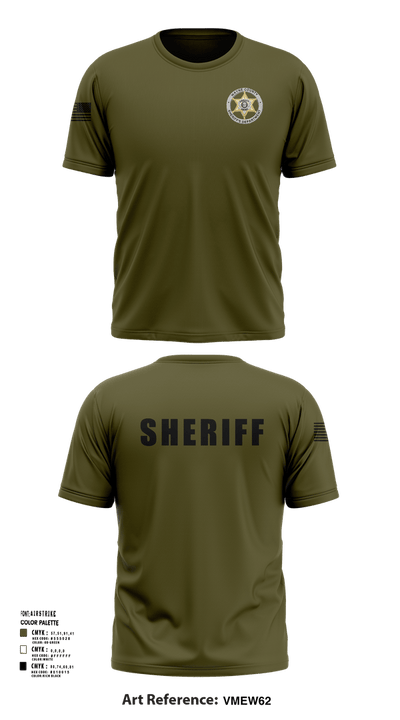 Wayne County Sheriff’s Department 73359444 Short Sleeve Performance Shirt - 4