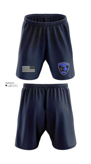 Athletic Shorts With Pockets, Ballston Lake EMS, Fire Department, Teamtime, Team time, sublimation, custom sports apparel, team uniforms, spirit wear, spiritwear, sports uniforms, custom shirts, team store, custom team store, fundraiser sports, apparel fundraiser