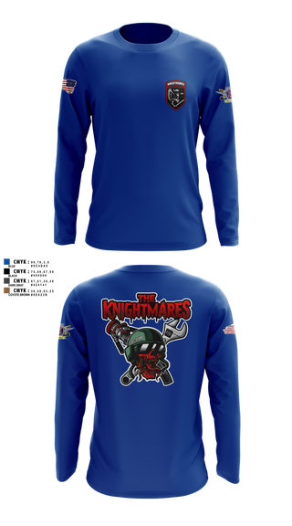 Long Sleeve Performance Shirt, 2-10 AHB Knighthawks, Spirit Store, Teamtime, Team time, sublimation, custom sports apparel, team uniforms, spirit wear, spiritwear, sports uniforms, custom shirts, team store, custom team store, fundraiser sports, apparel fundraiser