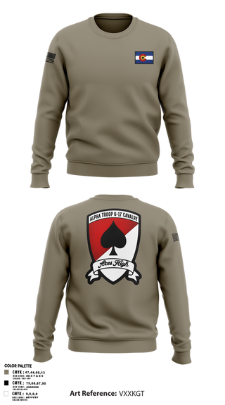 Crew Neck Sweatshirt, A-TRP 6-17 ACS, , Teamtime, Team time, sublimation, custom sports apparel, team uniforms, spirit wear, spiritwear, sports uniforms, custom shirts, team store, custom team store, fundraiser sports, apparel fundraiser