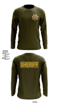 San Bernardino County Sheriffs Department  Long Sleeve Performance Shirt - 1