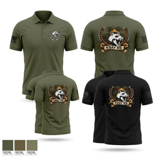 Short Sleeve Performance Polo, MCBH PMO K9, Marines, Teamtime, Team time, sublimation, custom sports apparel, team uniforms, spirit wear, spiritwear, sports uniforms, custom shirts, team store, custom team store, fundraiser sports, apparel fundraiser