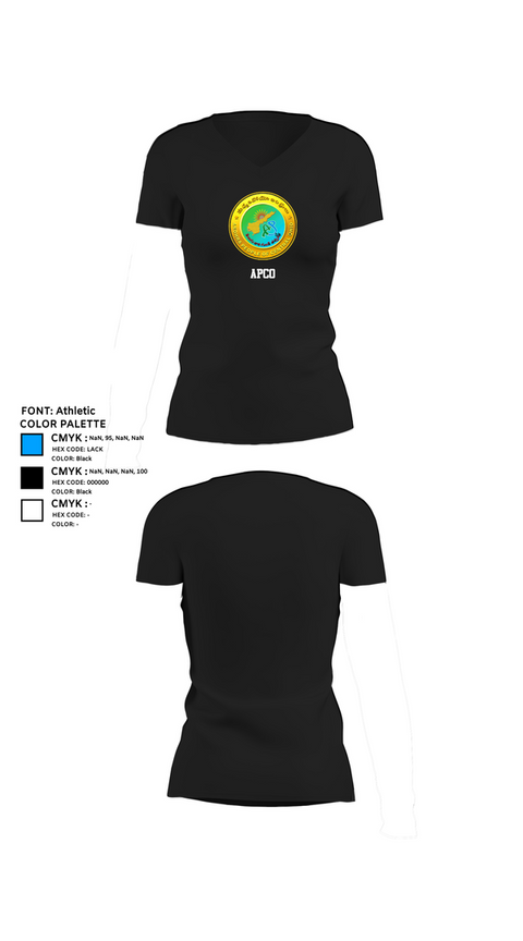 Womens Short Sleeve Vneck Shirt, Apco, , Teamtime, Team time, sublimation, custom sports apparel, team uniforms, spirit wear, spiritwear, sports uniforms, custom shirts, team store, custom team store, fundraiser sports, apparel fundraiser