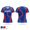 Jackets Women's Short Sleeve V-neck Shirt - 1