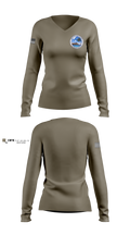 CSG Women's Long Sleeve V-neck Shirt - 100