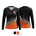 Santa Rosa High 44323768 Women's Long Sleeve V-neck Shirt - 1