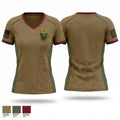 4-410th Brigade Support Battalion 30168660 Women's Short Sleeve V-neck Shirt - 1