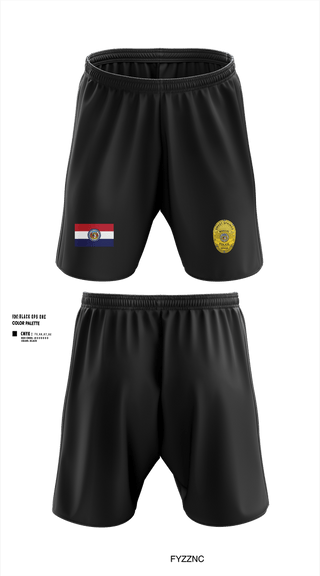 Athletic Shorts With Pockets, Sweet Springs, Police, Teamtime, Team time, sublimation, custom sports apparel, team uniforms, spirit wear, spiritwear, sports uniforms, custom shirts, team store, custom team store, fundraiser sports, apparel fundraiser
