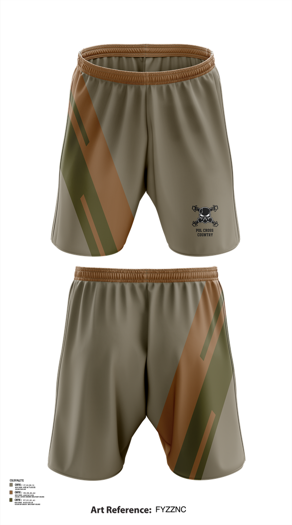 Athletic Shorts With Pockets, POL, Cross Country, Teamtime, Team time, sublimation, custom sports apparel, team uniforms, spirit wear, spiritwear, sports uniforms, custom shirts, team store, custom team store, fundraiser sports, apparel fundraiser