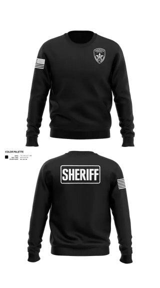 Crew Neck Sweatshirt, Sheriff Emergency Response Team, Police, Teamtime, Team time, sublimation, custom sports apparel, team uniforms, spirit wear, spiritwear, sports uniforms, custom shirts, team store, custom team store, fundraiser sports, apparel fundraiser
