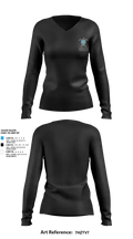 Ohana Volleyball 88809846 Women's Long Sleeve V-neck Shirt - 3
