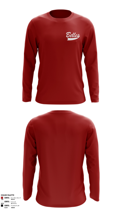 Bluegrass Lightning Belles Long Sleeve Performance Shirt - 11