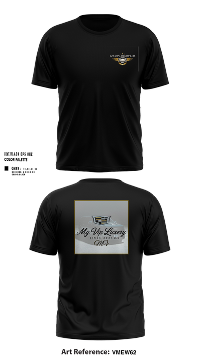 MY VIP LUXURY LLC 66980932 Short Sleeve Performance Shirt - 100