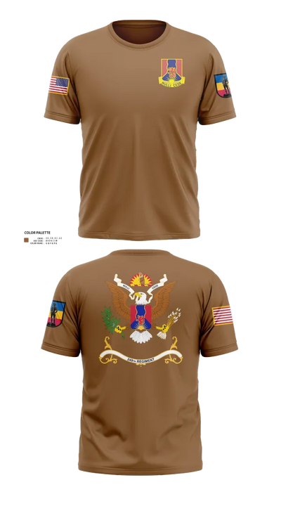 1-249th Infantry Training Battalion 76844743 Old School Cotton Feel Shirt - 22