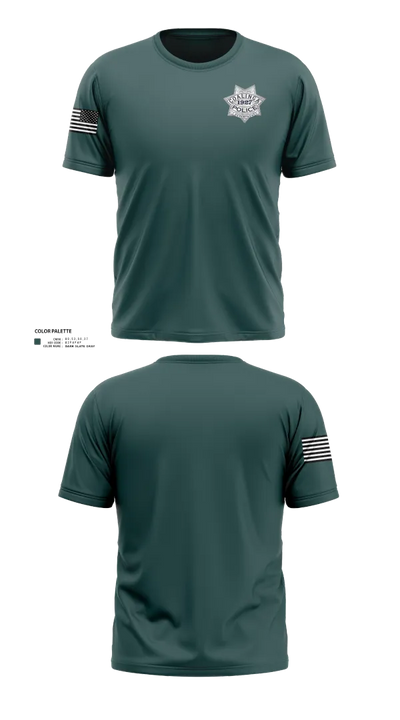 Coalinga Police Department Short Sleeve Performance Shirt - 22