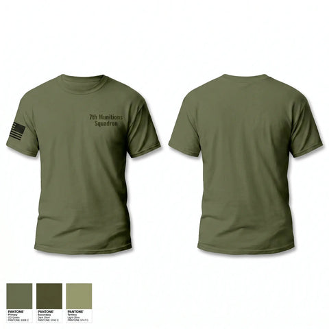 Old School Cotton Feel Shirt, 7th Munitions Squadron, Air Force, Teamtime, Team time, sublimation, custom sports apparel, team uniforms, spirit wear, spiritwear, sports uniforms, custom shirts, team store, custom team store, fundraiser sports, apparel fundraiser
