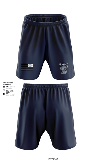 Athletic Shorts With Pockets, Cohasset Police, Police, Teamtime, Team time, sublimation, custom sports apparel, team uniforms, spirit wear, spiritwear, sports uniforms, custom shirts, team store, custom team store, fundraiser sports, apparel fundraiser