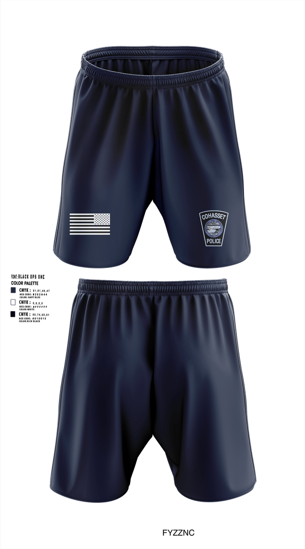 Athletic Shorts With Pockets, Cohasset Police, Police, Teamtime, Team time, sublimation, custom sports apparel, team uniforms, spirit wear, spiritwear, sports uniforms, custom shirts, team store, custom team store, fundraiser sports, apparel fundraiser