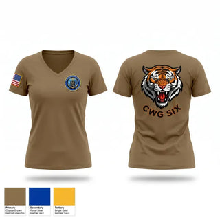 Womens Short Sleeve Vneck Shirt, CWG SIX, Navy, Teamtime, Team time, sublimation, custom sports apparel, team uniforms, spirit wear, spiritwear, sports uniforms, custom shirts, team store, custom team store, fundraiser sports, apparel fundraiser