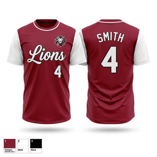 Football Jersey, Sardis Lions, Softball, Teamtime, Team time, sublimation, custom sports apparel, team uniforms, spirit wear, spiritwear, sports uniforms, custom shirts, team store, custom team store, fundraiser sports, apparel fundraiser