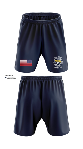 Athletic Shorts With Pockets, Cfd e47, Fire Department, Teamtime, Team time, sublimation, custom sports apparel, team uniforms, spirit wear, spiritwear, sports uniforms, custom shirts, team store, custom team store, fundraiser sports, apparel fundraiser