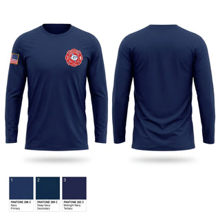 Long Sleeve Performance Shirt, Greenwood Volunteer Fire Department, Fire Department, Teamtime, Team time, sublimation, custom sports apparel, team uniforms, spirit wear, spiritwear, sports uniforms, custom shirts, team store, custom team store, fundraiser sports, apparel fundraiser