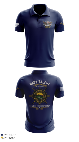 Short Sleeve Performance Polo, NTAG HEARTLAND 2026, Navy, Teamtime, Team time, sublimation, custom sports apparel, team uniforms, spirit wear, spiritwear, sports uniforms, custom shirts, team store, custom team store, fundraiser sports, apparel fundraiser