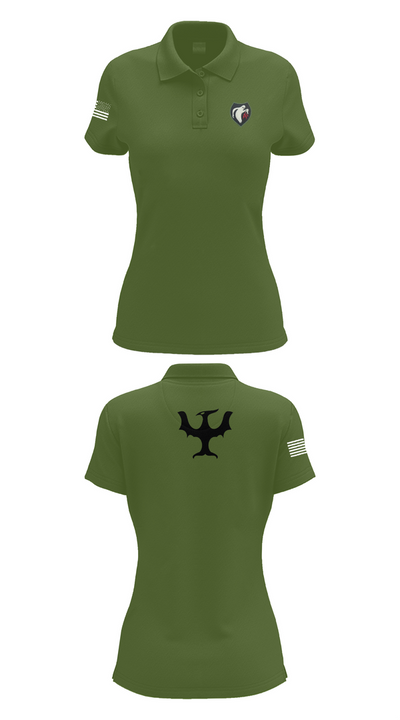340th Psyop Co. 52894625 Women's Short Sleeve Performance Polo  - 55
