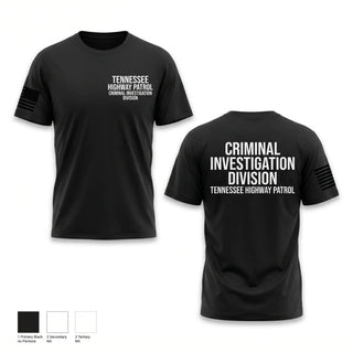 Old School Cotton Feel Shirt, Tennessee Highway Patrol Criminal Investigation Division, Police, Teamtime, Team time, sublimation, custom sports apparel, team uniforms, spirit wear, spiritwear, sports uniforms, custom shirts, team store, custom team store, fundraiser sports, apparel fundraiser