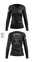 D-co 1-173 1st PLT 21707441 Women's Long Sleeve V-neck Shirt - 112