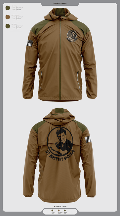1st Infantry Division 4705595 Windbreaker - 2