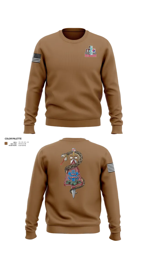 Crew Neck Sweatshirt, 926 PM, Army, Teamtime, Team time, sublimation, custom sports apparel, team uniforms, spirit wear, spiritwear, sports uniforms, custom shirts, team store, custom team store, fundraiser sports, apparel fundraiser