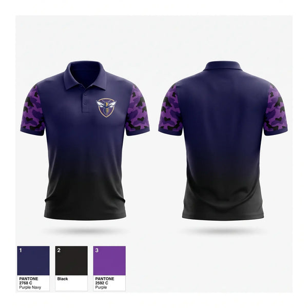 Short Sleeve Performance Polo, North Shore Swarm Rugby, Rugby, Teamtime, Team time, sublimation, custom sports apparel, team uniforms, spirit wear, spiritwear, sports uniforms, custom shirts, team store, custom team store, fundraiser sports, apparel fundraiser