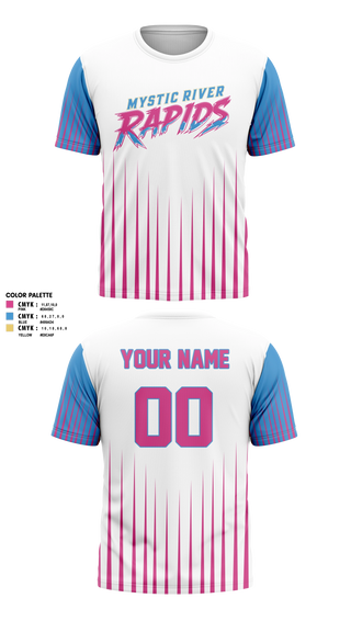 Short Sleeve Performance Shirt, Mystic River Rapids, Baseball, Teamtime, Team time, sublimation, custom sports apparel, team uniforms, spirit wear, spiritwear, sports uniforms, custom shirts, team store, custom team store, fundraiser sports, apparel fundraiser