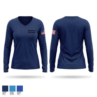 Old School Cotton Feel Shirt, Station Juneau, Coast Guard, Teamtime, Team time, sublimation, custom sports apparel, team uniforms, spirit wear, spiritwear, sports uniforms, custom shirts, team store, custom team store, fundraiser sports, apparel fundraiser